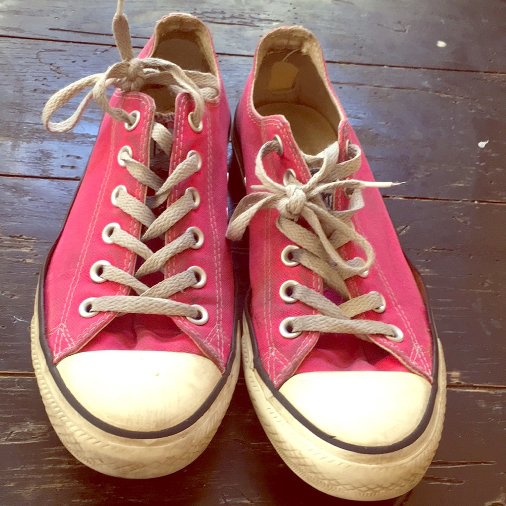 Hot Pink Low Top Chucks
